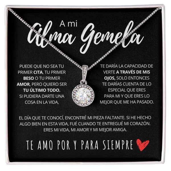 Regalo Para Novia/Esposa | Mi Vida | Collar de esperanza eterna