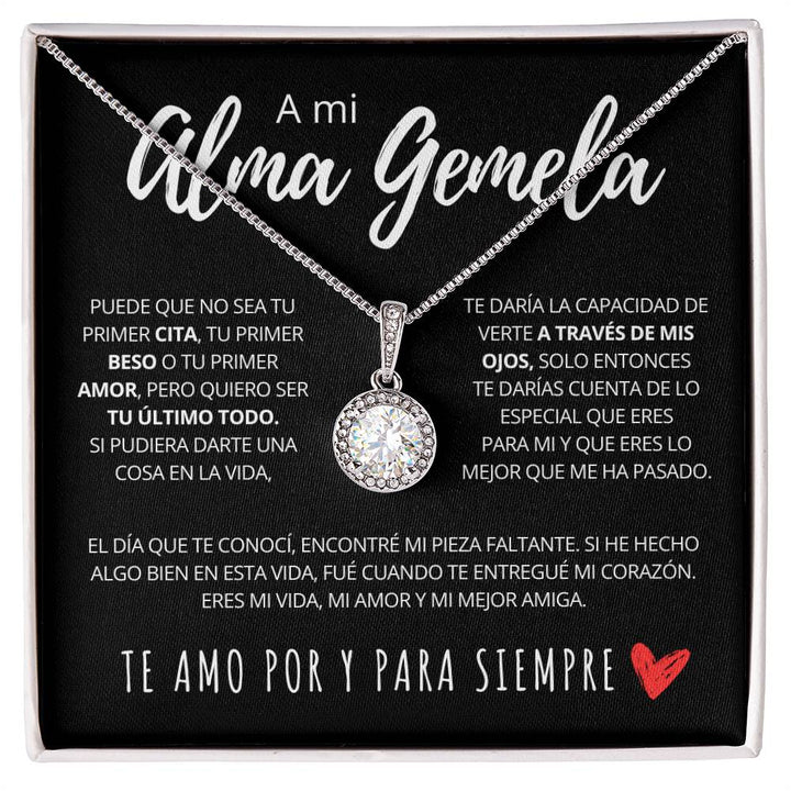 Regalo Para Novia/Esposa | Mi Vida | Collar de esperanza eterna