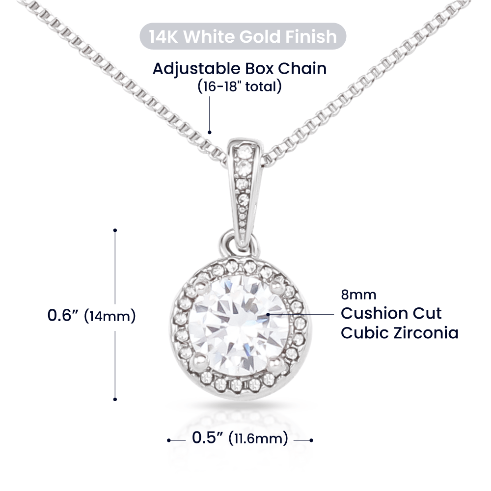 Regalo Para Novia/Esposa | Mi Vida | Collar de esperanza eterna