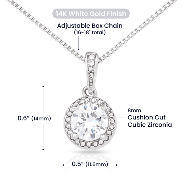 Regalo Para Novia/Esposa | Mi Vida | Collar de esperanza eterna