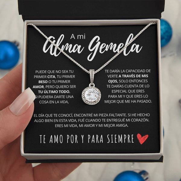 Regalo Para Novia/Esposa | Mi Vida | Collar de esperanza eterna