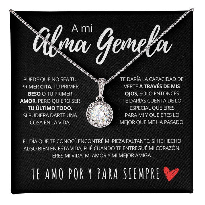 Regalo Para Novia/Esposa | Mi Vida | Collar de esperanza eterna