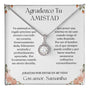 Regalo Para Amiga | Aprecio tu amistad | Collar de esperanza eterna