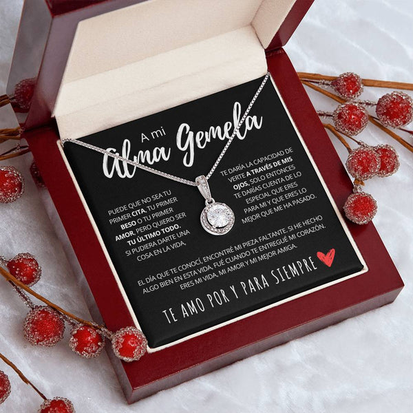 Regalo Para Novia/Esposa | Mi Vida | Collar de esperanza eterna