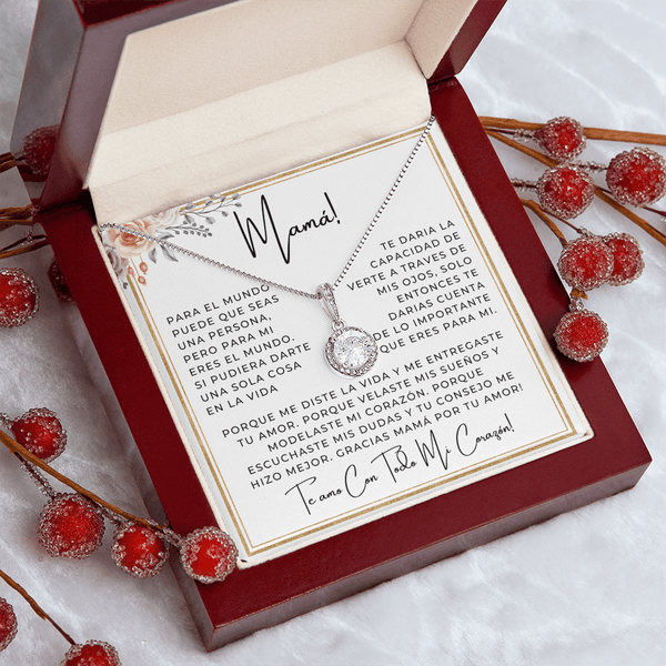 Regalo Para Mamá | Mi Tesoro | Collar de Amor Eterno