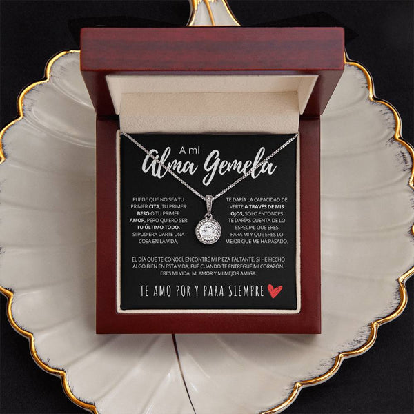 Regalo Para Novia/Esposa | Mi Vida | Collar de esperanza eterna
