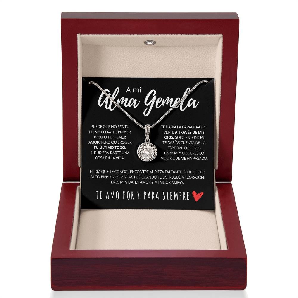 Regalo Para Novia/Esposa | Mi Vida | Collar de esperanza eterna
