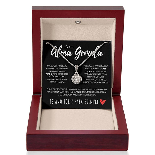 Regalo Para Novia/Esposa | Mi Vida | Collar de esperanza eterna