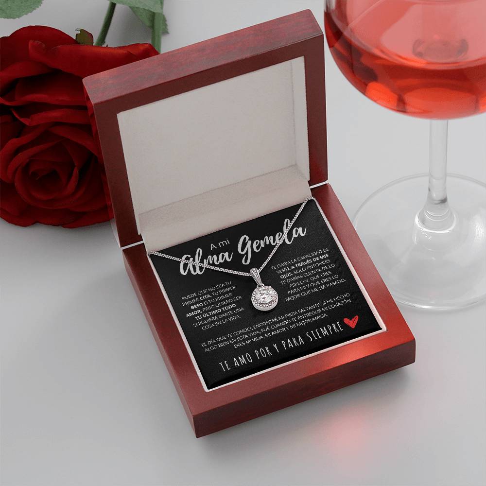 Regalo Para Novia/Esposa | Mi Vida | Collar de esperanza eterna