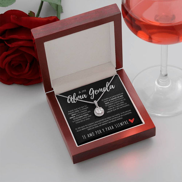 Regalo Para Novia/Esposa | Mi Vida | Collar de esperanza eterna