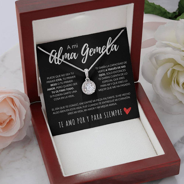 Regalo Para Novia/Esposa | Mi Vida | Collar de esperanza eterna