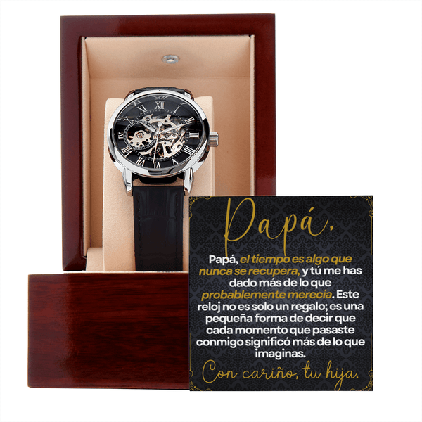 Regalo Para Papá | Tu Tiempo Fue el Mejor Regalo