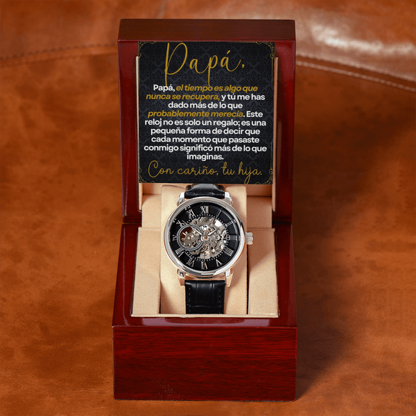Regalo Para Papá | Tu Tiempo Fue el Mejor Regalo
