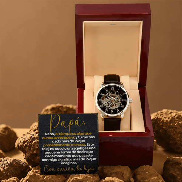 Regalo Para Papá | Tu Tiempo Fue el Mejor Regalo