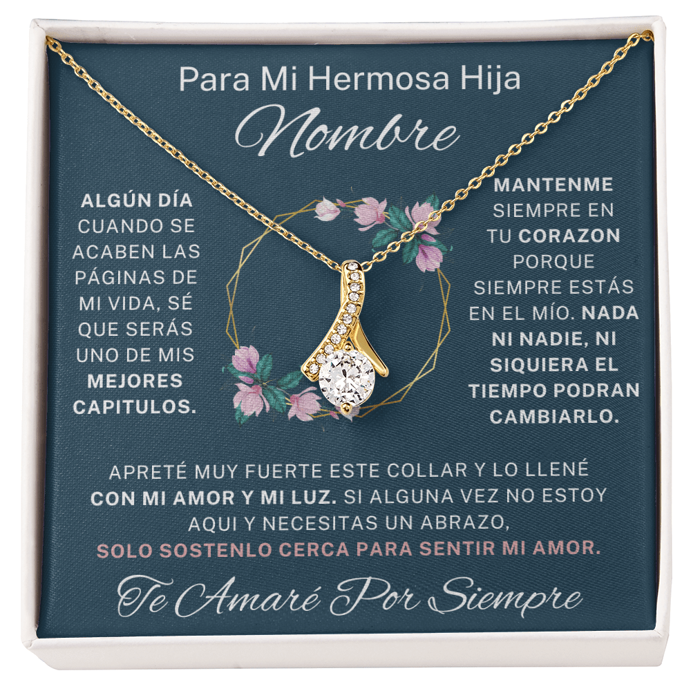 Regalo para hija | Mi verdadero amor | Collar atractivo
