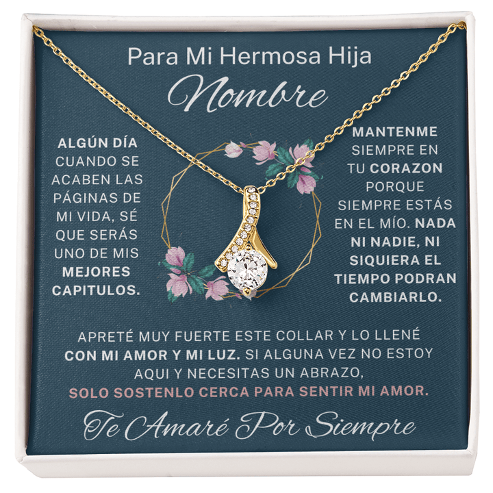 Regalo para hija | Mi verdadero amor | Collar atractivo
