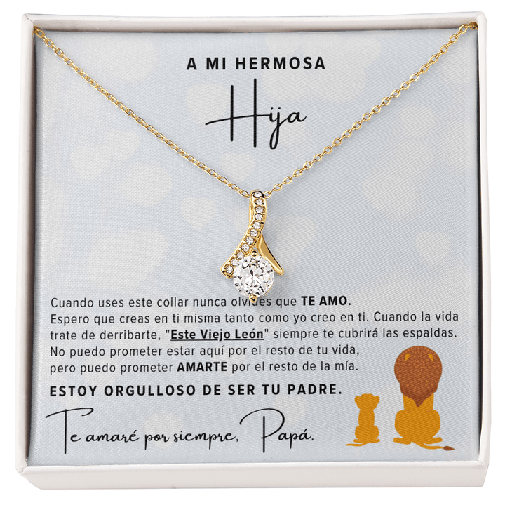 Regalo para hija | Mi hermosa | Collar atractivo