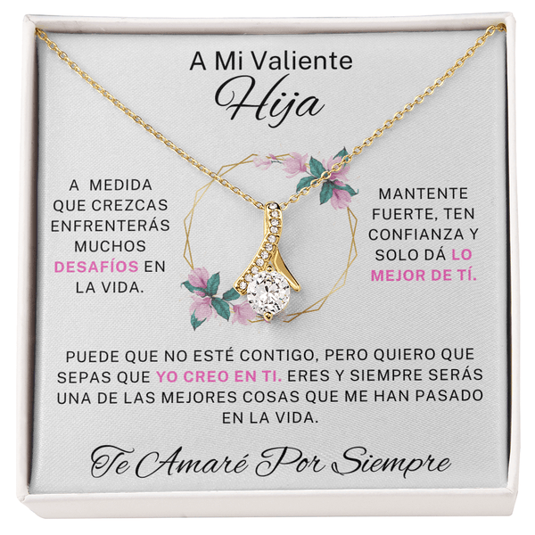 Regalo Para Hija | Mi amor por ti es infinito | Atractivo collar