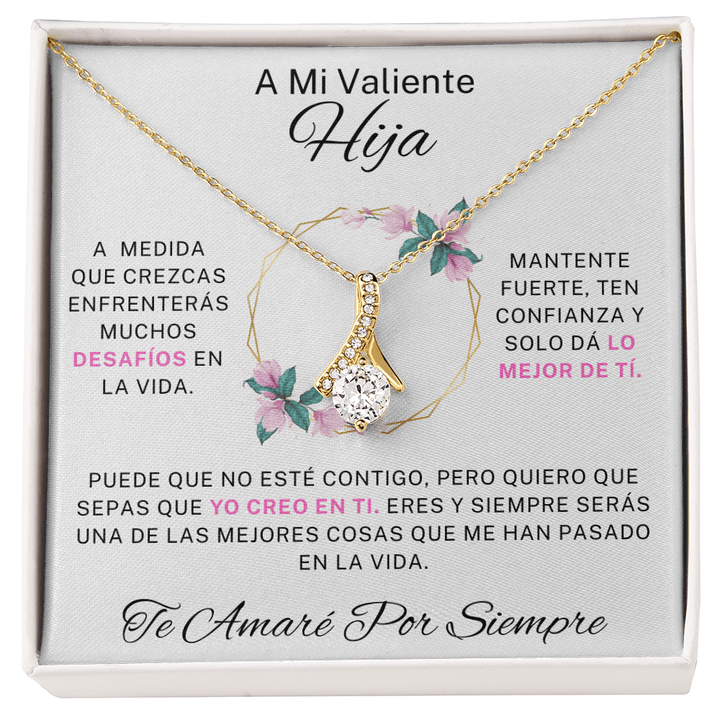 Regalo Para Hija | Mi amor por ti es infinito | Atractivo collar