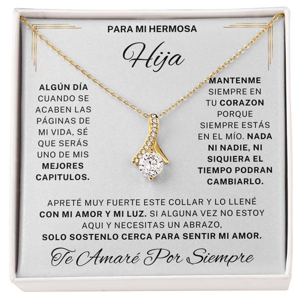 Regalo Para Hija | La razón de mi sonrisa | Atractivo collar