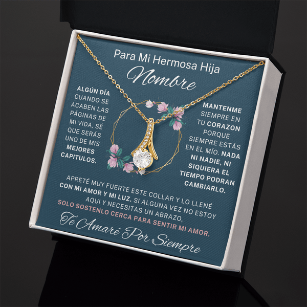 Regalo para hija | Mi verdadero amor | Collar atractivo