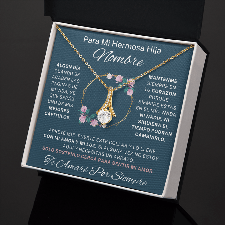 Regalo para hija | Mi verdadero amor | Collar atractivo