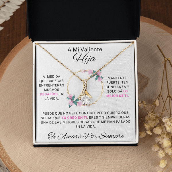 Regalo Para Hija | Mi amor por ti es infinito | Atractivo collar