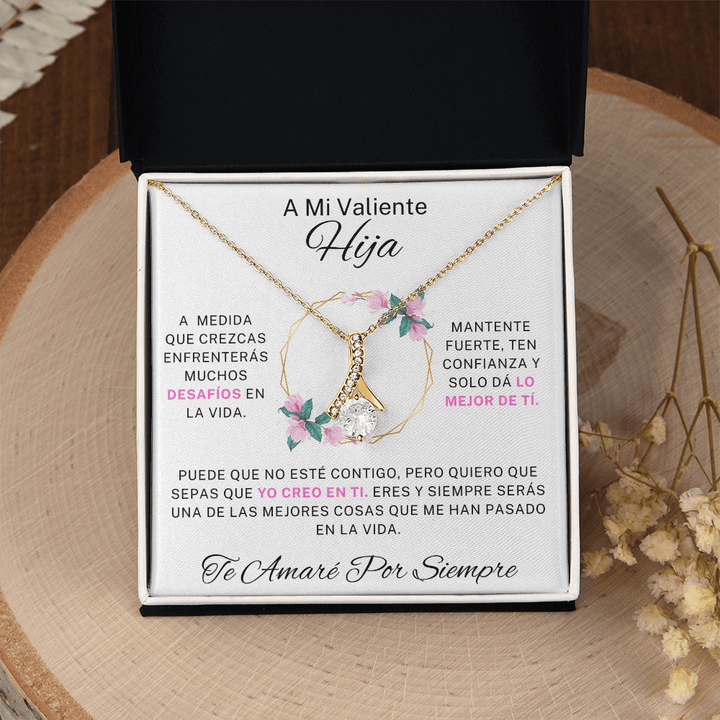 Regalo Para Hija | Mi amor por ti es infinito | Atractivo collar