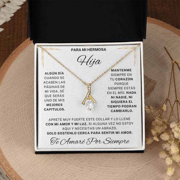 Regalo Para Hija | La razón de mi sonrisa | Atractivo collar