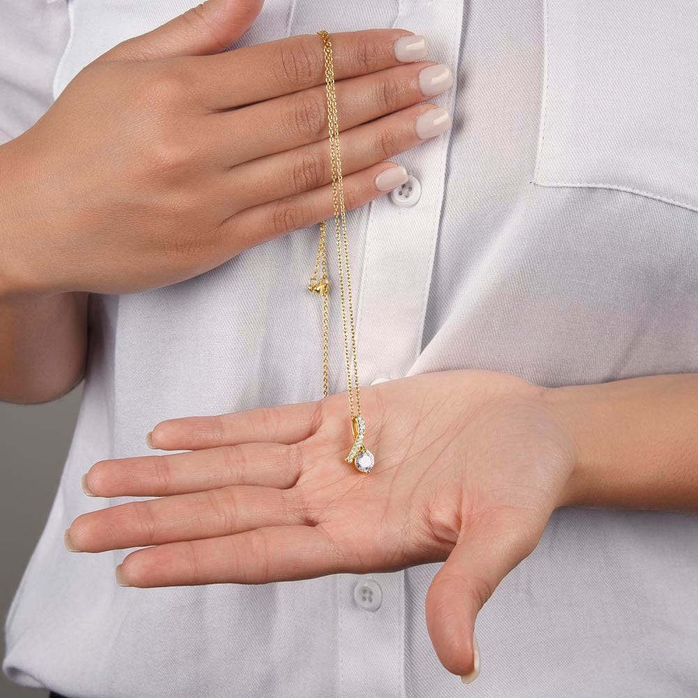 Regalo Para Hija | Mi amor por ti es infinito | Atractivo collar