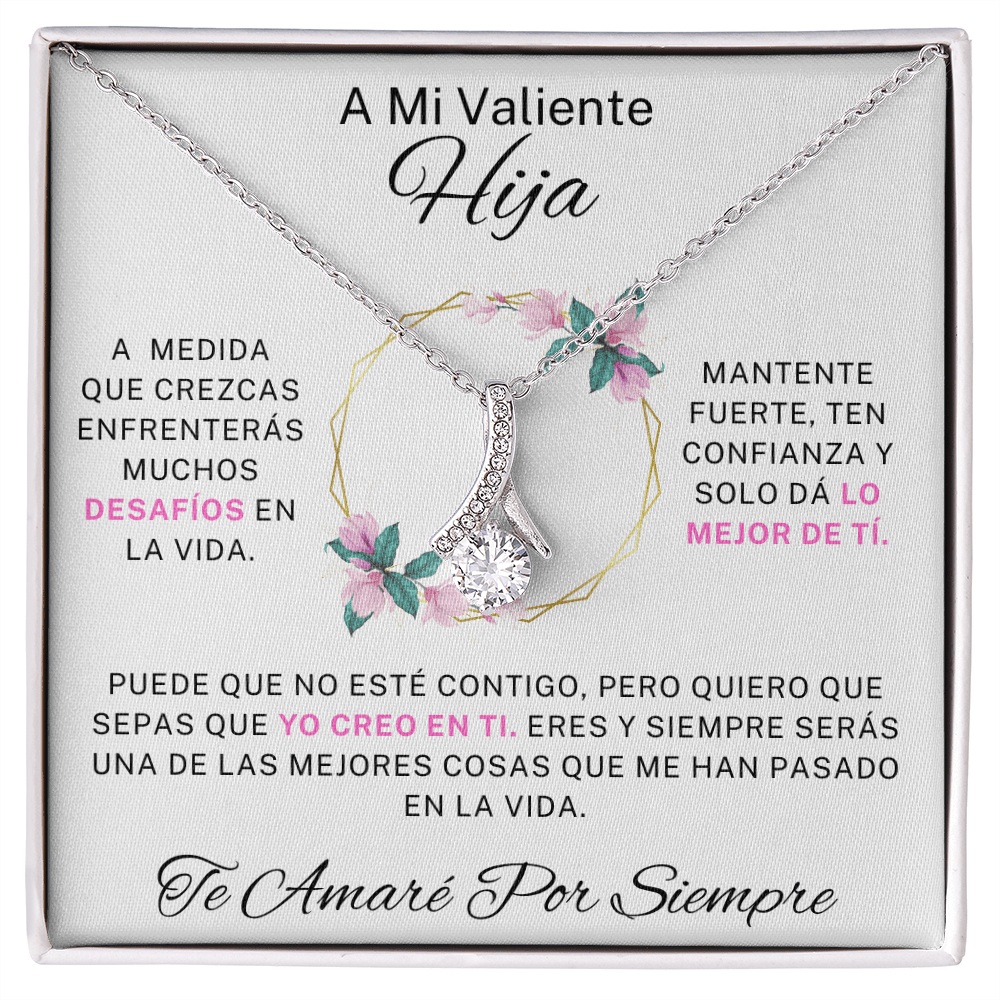 Regalo Para Hija | Mi amor por ti es infinito | Atractivo collar