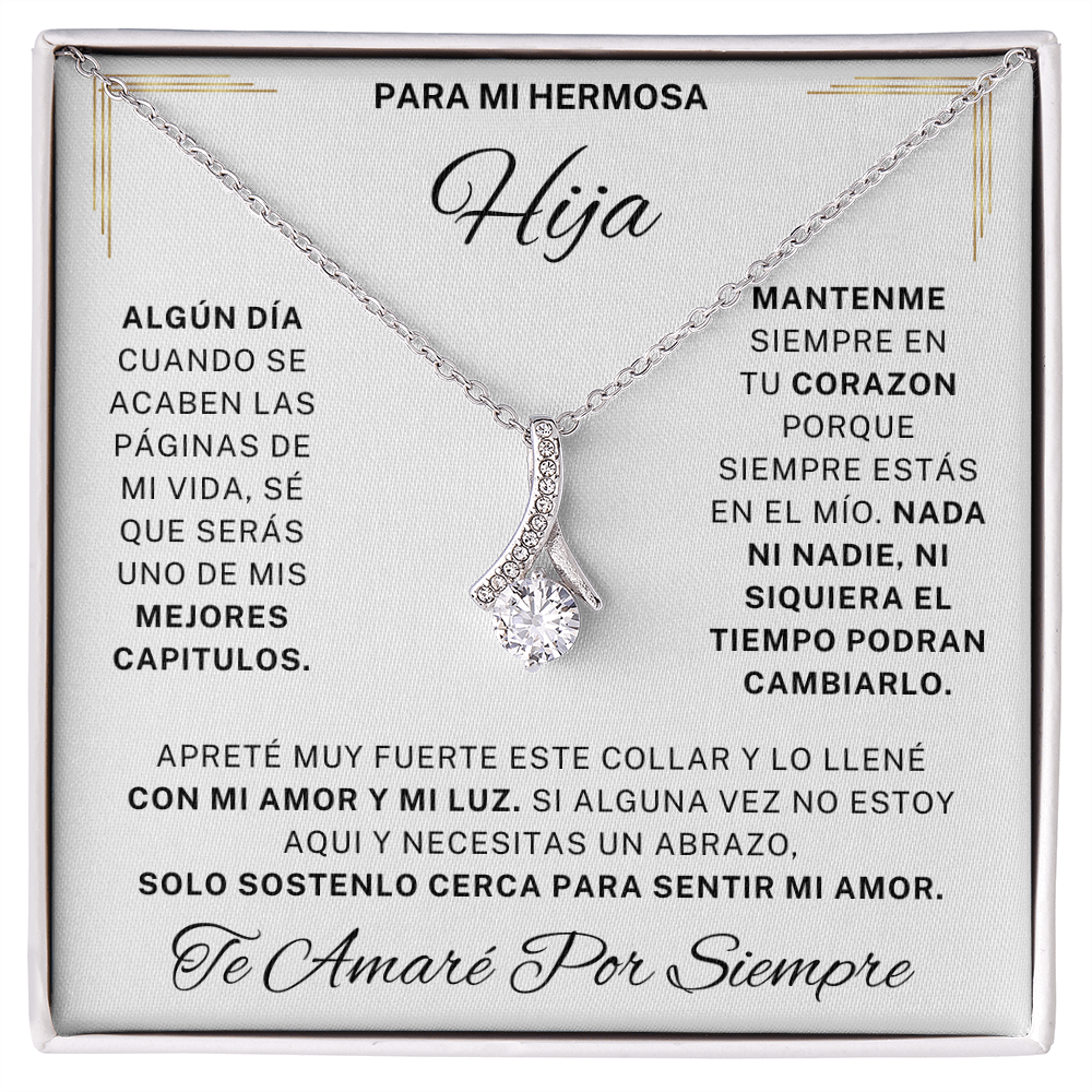 Regalo Para Hija | La razón de mi sonrisa | Atractivo collar