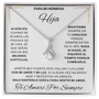Regalo Para Hija | La razón de mi sonrisa | Atractivo collar