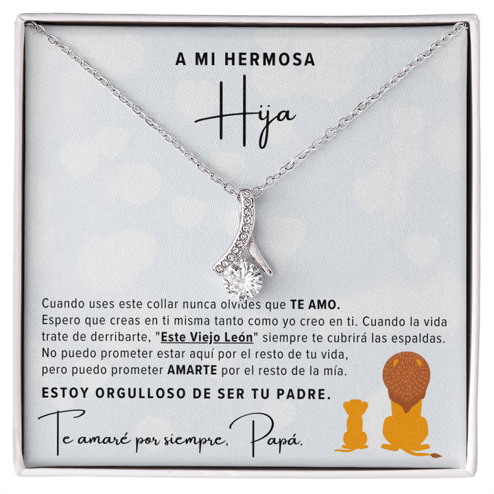 Regalo para hija | Mi hermosa | Collar atractivo