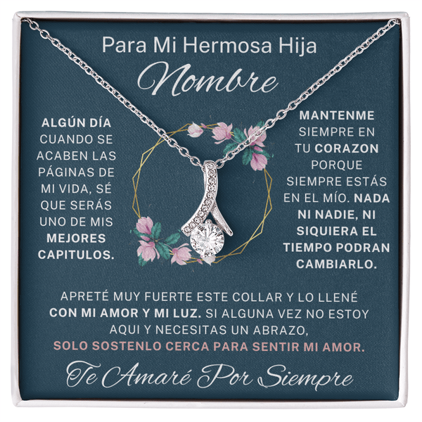 Regalo para hija | Mi verdadero amor | Collar atractivo