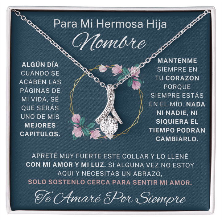 Regalo para hija | Mi verdadero amor | Collar atractivo