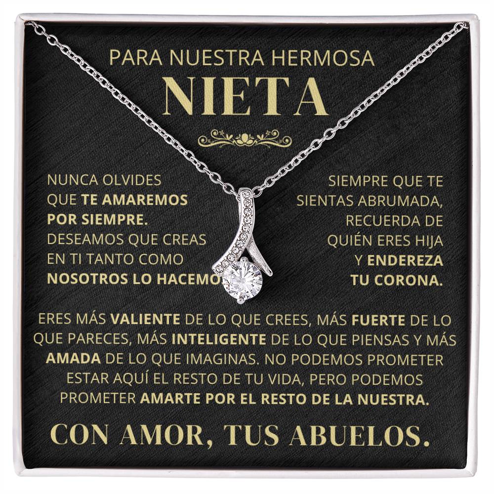 Para Nuestra Hermosa Nieta De Abuelos - Nunca Olvides Que Te Amaremos Por Siempre - AB250V2