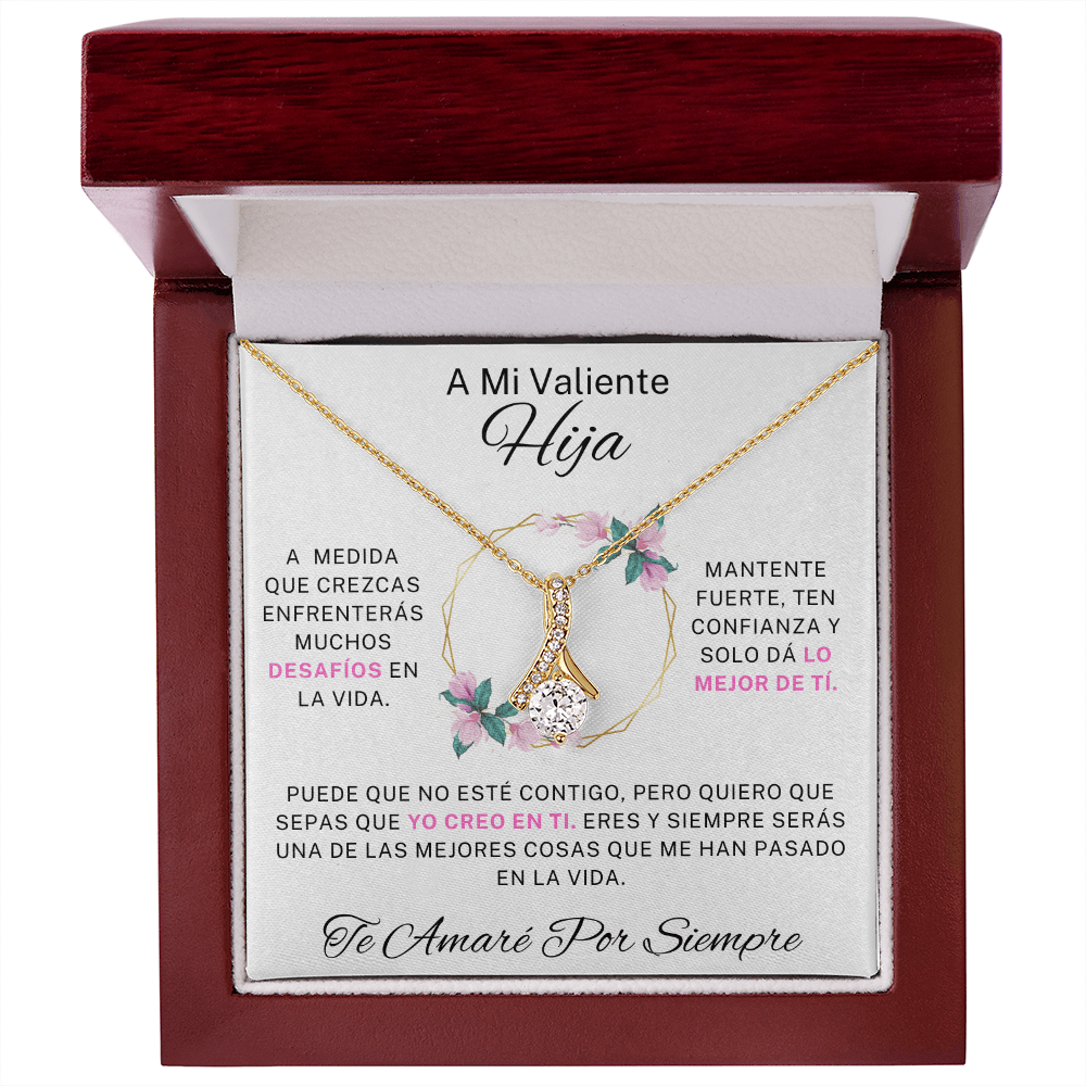 Regalo Para Hija | Mi amor por ti es infinito | Atractivo collar