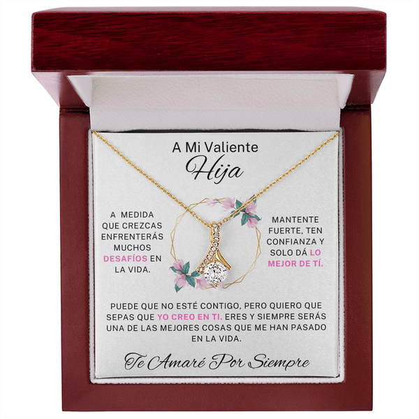 Regalo Para Hija | Mi amor por ti es infinito | Atractivo collar
