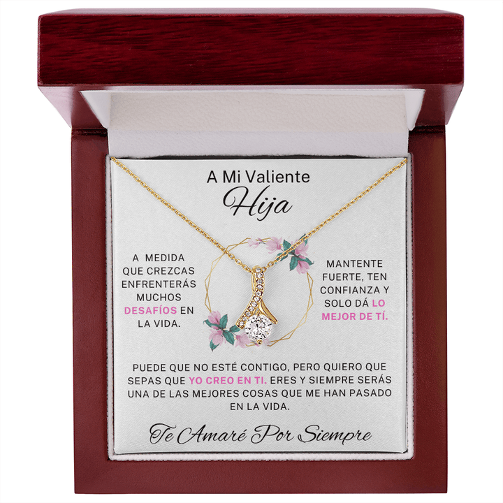Regalo Para Hija | Mi amor por ti es infinito | Atractivo collar