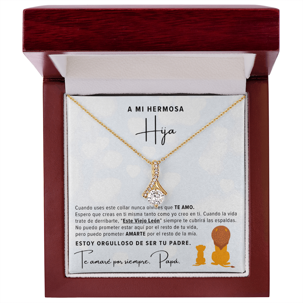 Regalo para hija | Mi hermosa | Collar atractivo