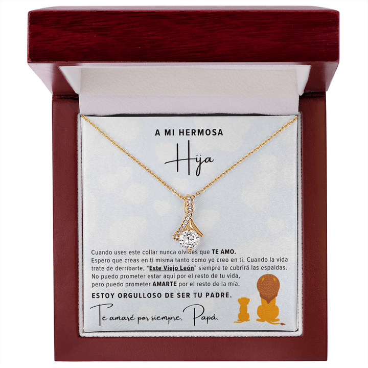 Regalo para hija | Mi hermosa | Collar atractivo