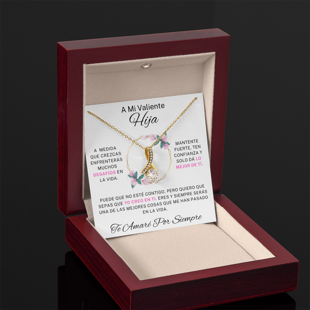 Regalo Para Hija | Mi amor por ti es infinito | Atractivo collar