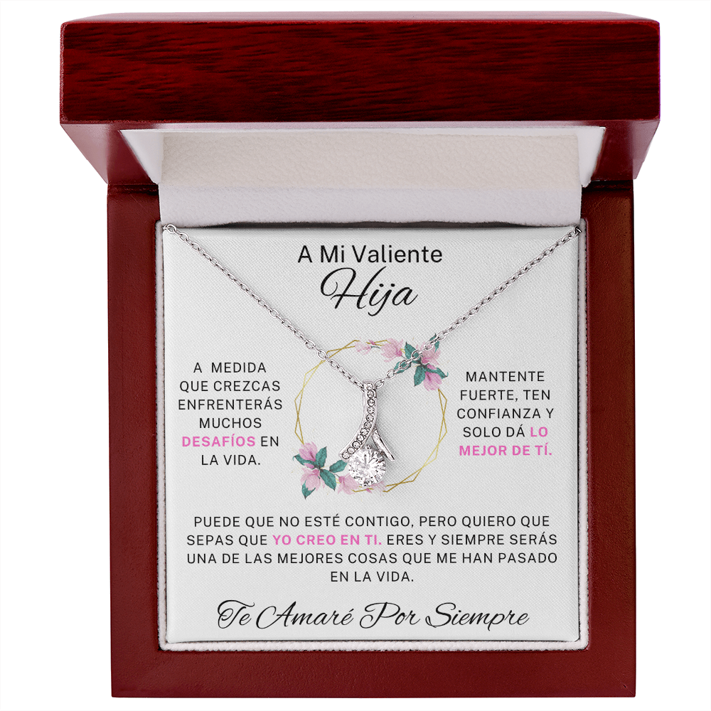 Regalo Para Hija | Mi amor por ti es infinito | Atractivo collar