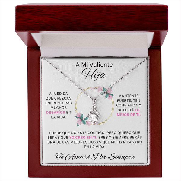 Regalo Para Hija | Mi amor por ti es infinito | Atractivo collar