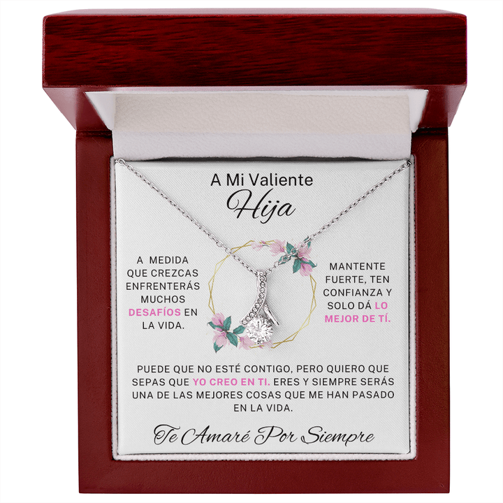 Regalo Para Hija | Mi amor por ti es infinito | Atractivo collar