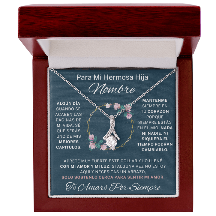 Regalo para hija | Mi verdadero amor | Collar atractivo