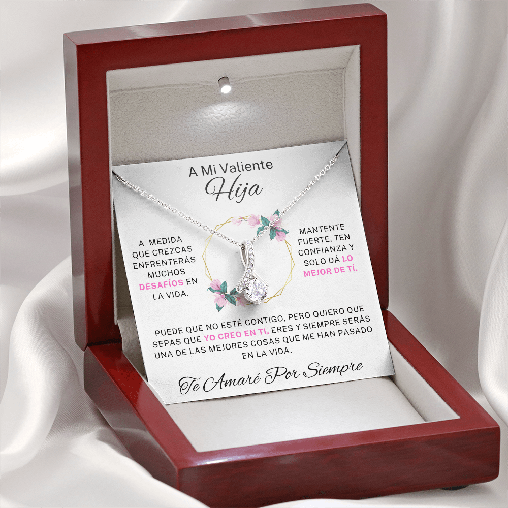 Regalo Para Hija | Mi amor por ti es infinito | Atractivo collar