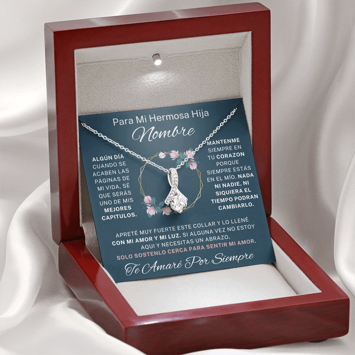 Regalo para hija | Mi verdadero amor | Collar atractivo