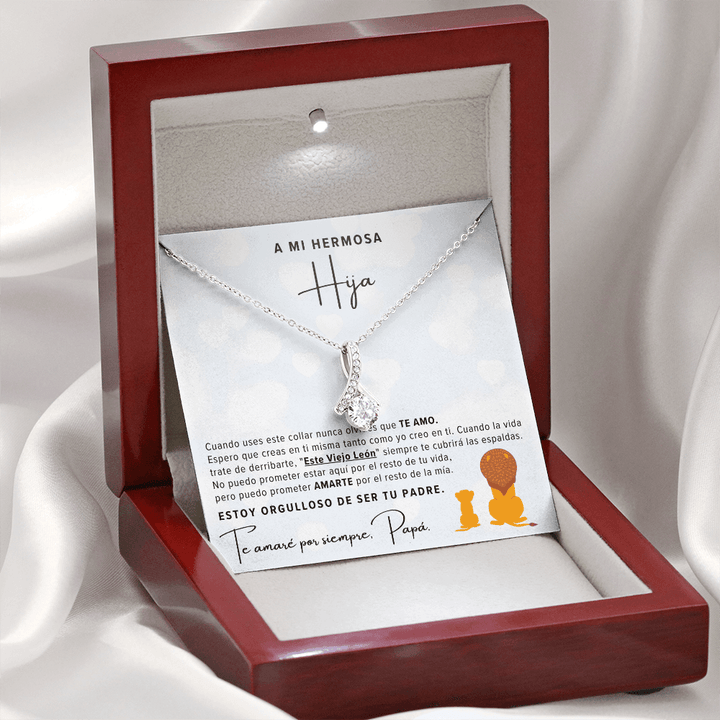 Regalo para hija | Mi hermosa | Collar atractivo